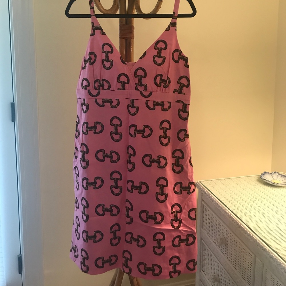 Preppy dress with horse-bits