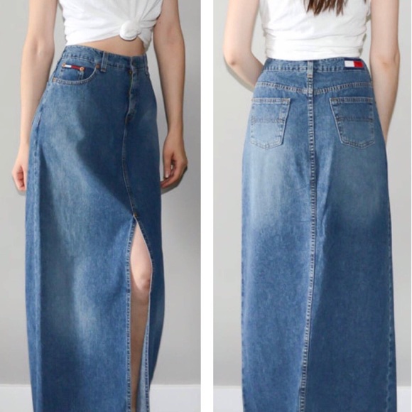 Tommy Hilfiger Dresses & Skirts - Vintage Tommy Hilfiger Slit Maxi Skirt