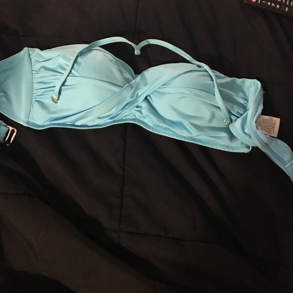 Aqua bikini top