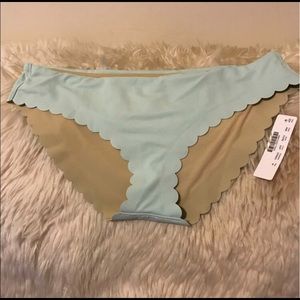 NWT J. Crew mint swim suit BOTTOMS!