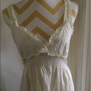 Sz.Large, pale yellow summer dress