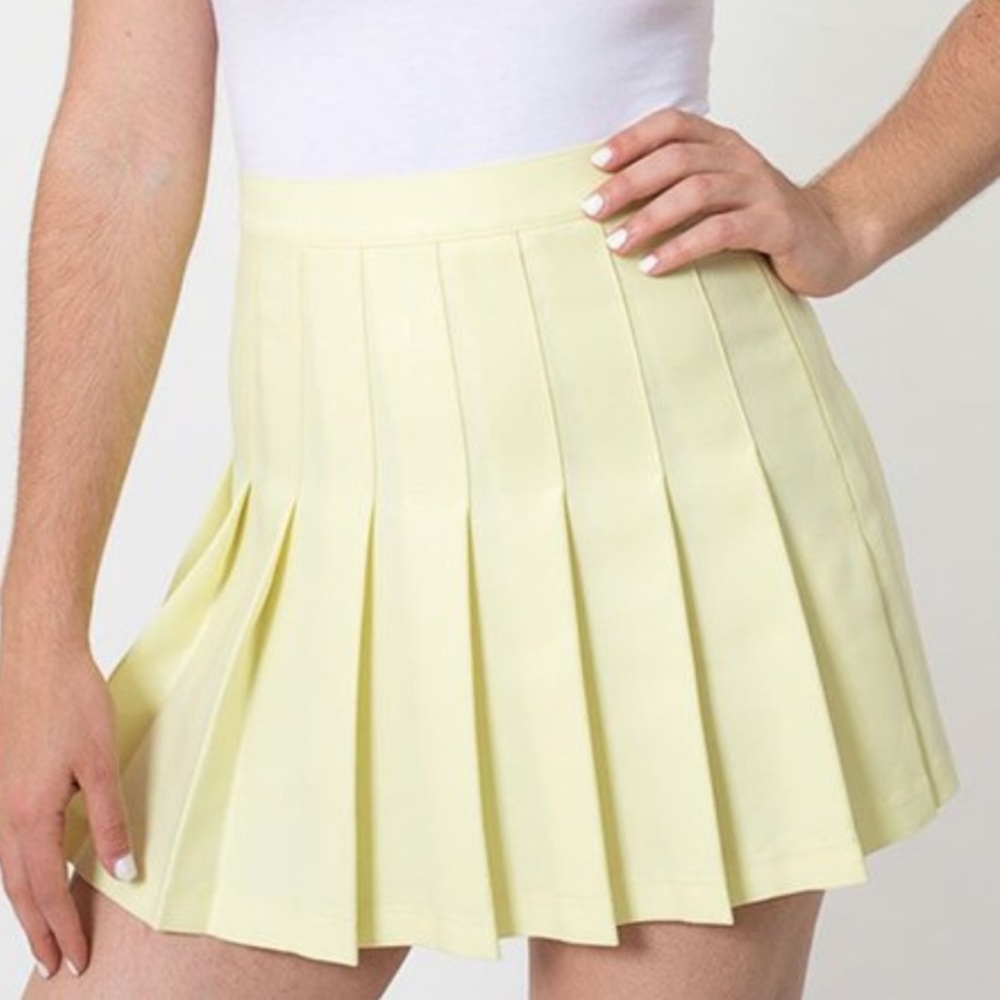 Tennis skirt in citron