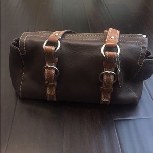 Coach brown leather purse