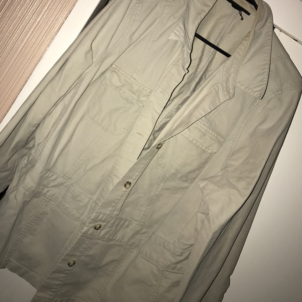 Lane Bryant Khaki Classic Jacket