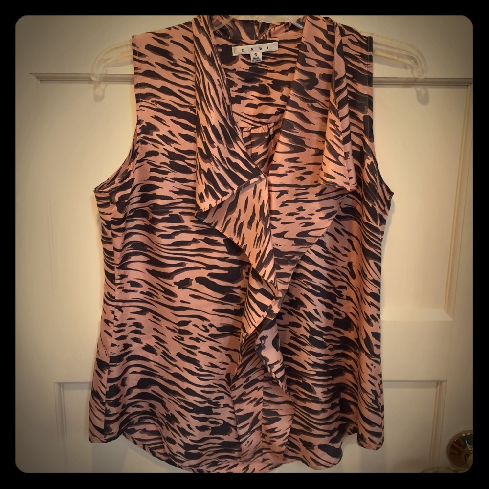 CAbi #104 silk blouse