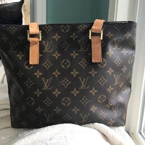 Authentic Louis Vuitton cabas piano monogram.