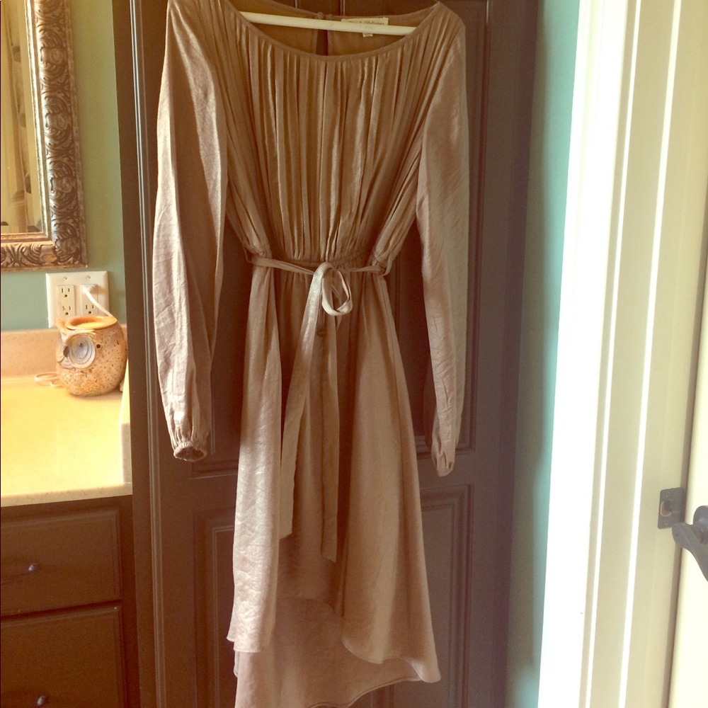 Taupe shimmery dress. Size Small.