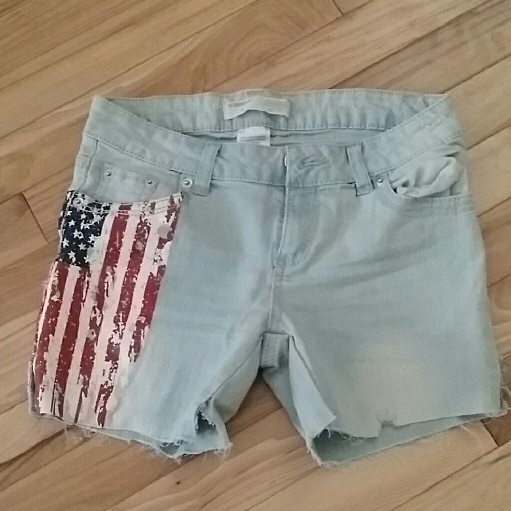 Denim shorts