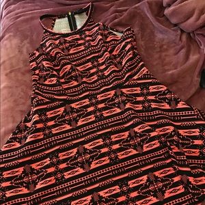 Aztec print dress