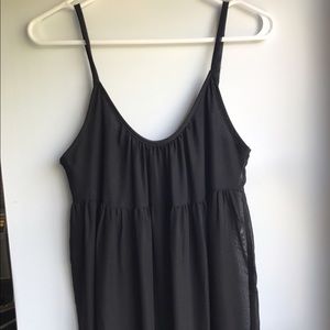 PAC Sun Kirra black shear maxi dress. Sz large.