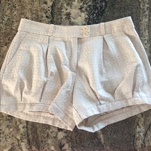 Dressy rayon shorts