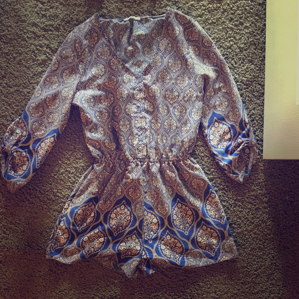Cute printed romper
