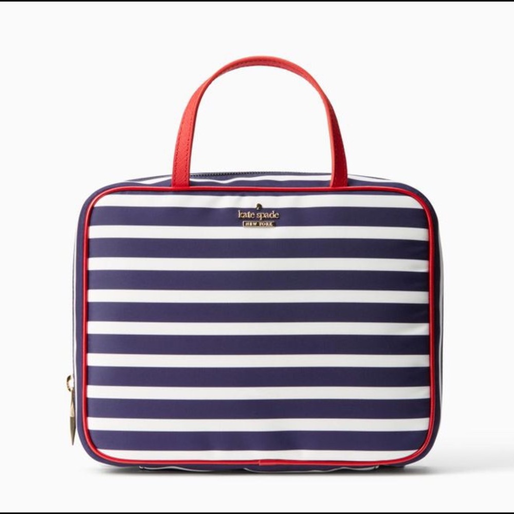 Kate Spade Classic Nylon Minna Makeup Cosmetic Bag