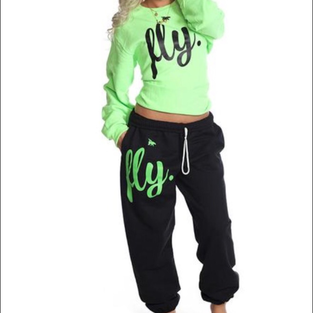 Fly Polar Lime Green Outfit