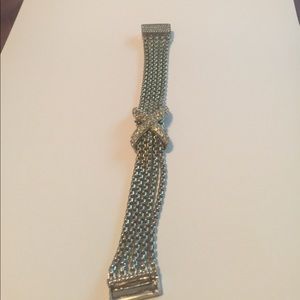 Silver x bracelet