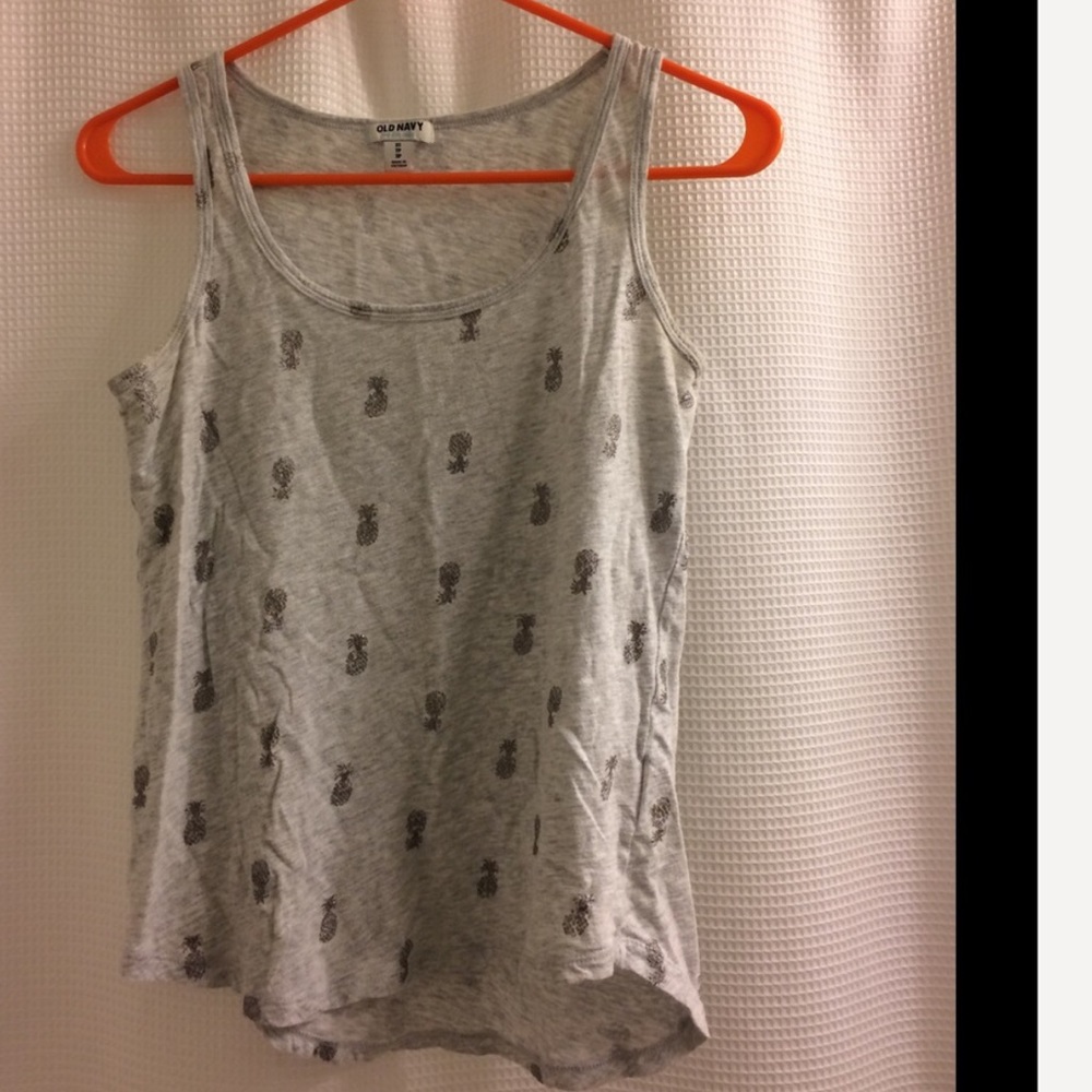 Gray Pineapple tank top