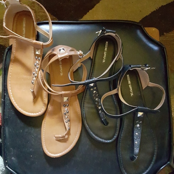 Two pair Gladiator Sandals - Picture 1 of 1