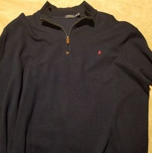 Ralph Lauren Polo zip-up pullover sweater