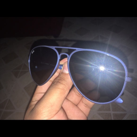 Ray Ban Aviator LiteForce (Blue) - Picture 4 of 5