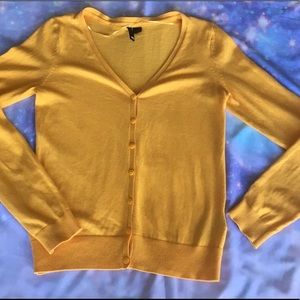 H&M Mustard Cardigan