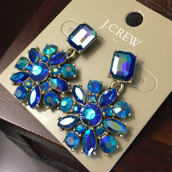 J. Crew Jewelry - Iridescent Blue earrings