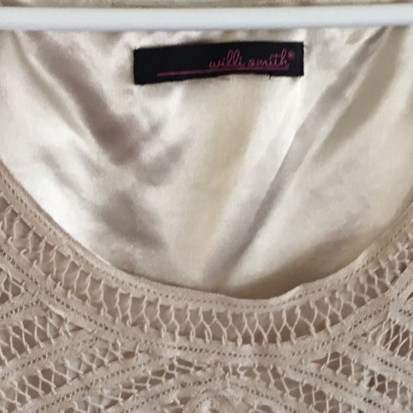 Unworn batternburg lace tank expensive look! Tan - Picture 4 of 4