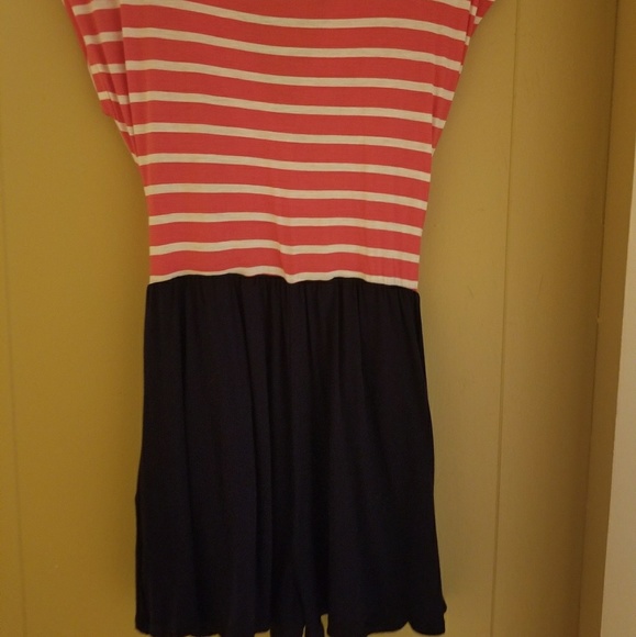 Romper in the color coral - Picture 2 of 2