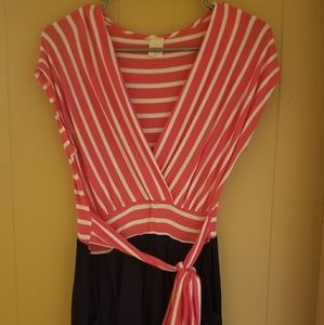 Romper in the color coral