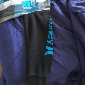 Boys used Hurley's hooded flannel