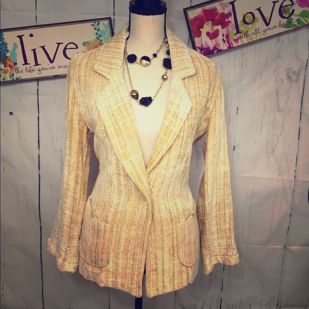 ( Camille Benjamin ) Chenille Jacket Blazer - image 1