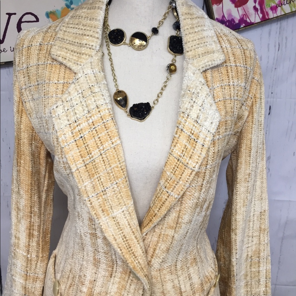 ( Camille Benjamin ) Chenille Jacket Blazer - image 2