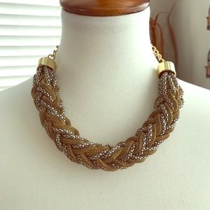 Large Gold Rope Necklace