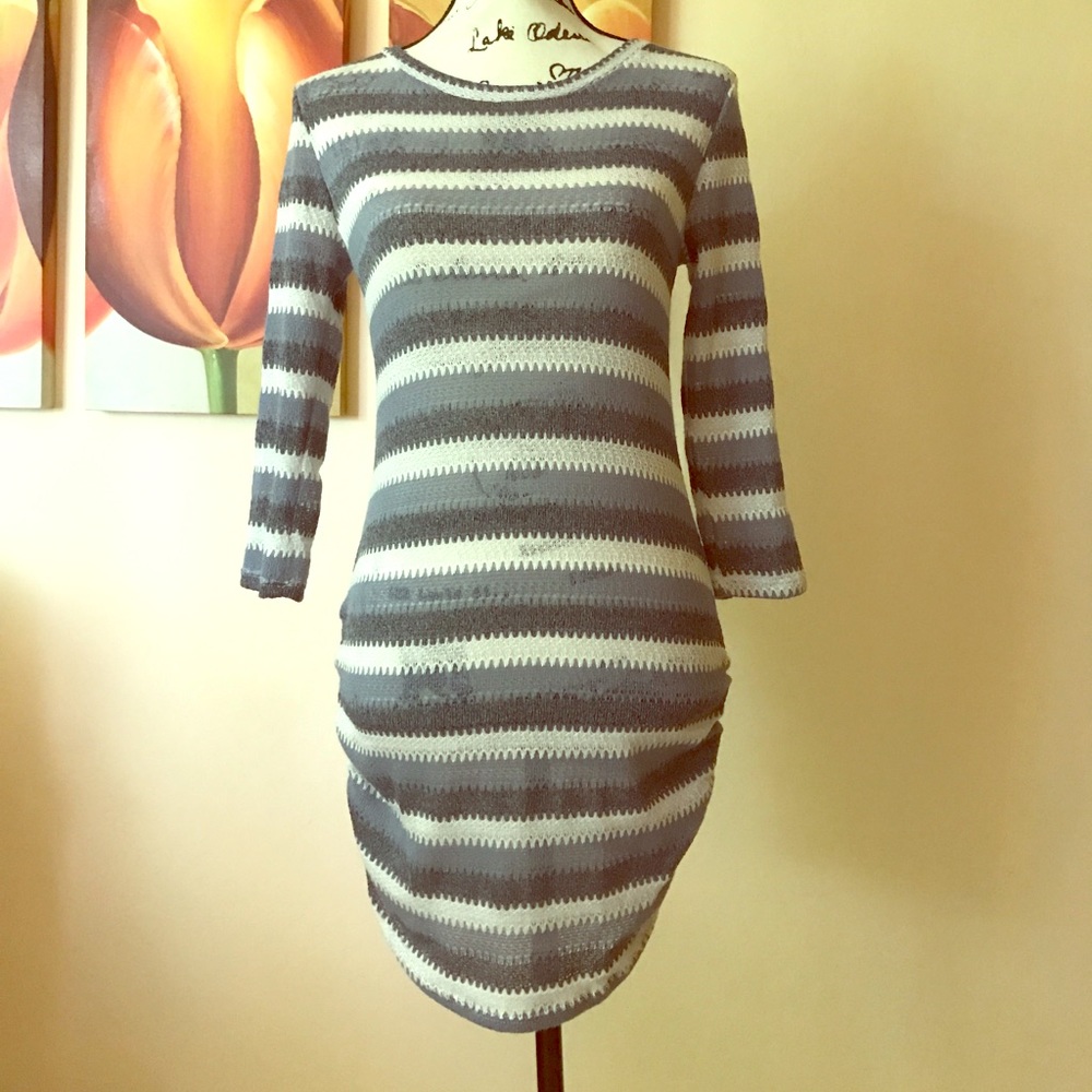 Blossom Apparel Striped Knit Dress - Picture 3 of 8