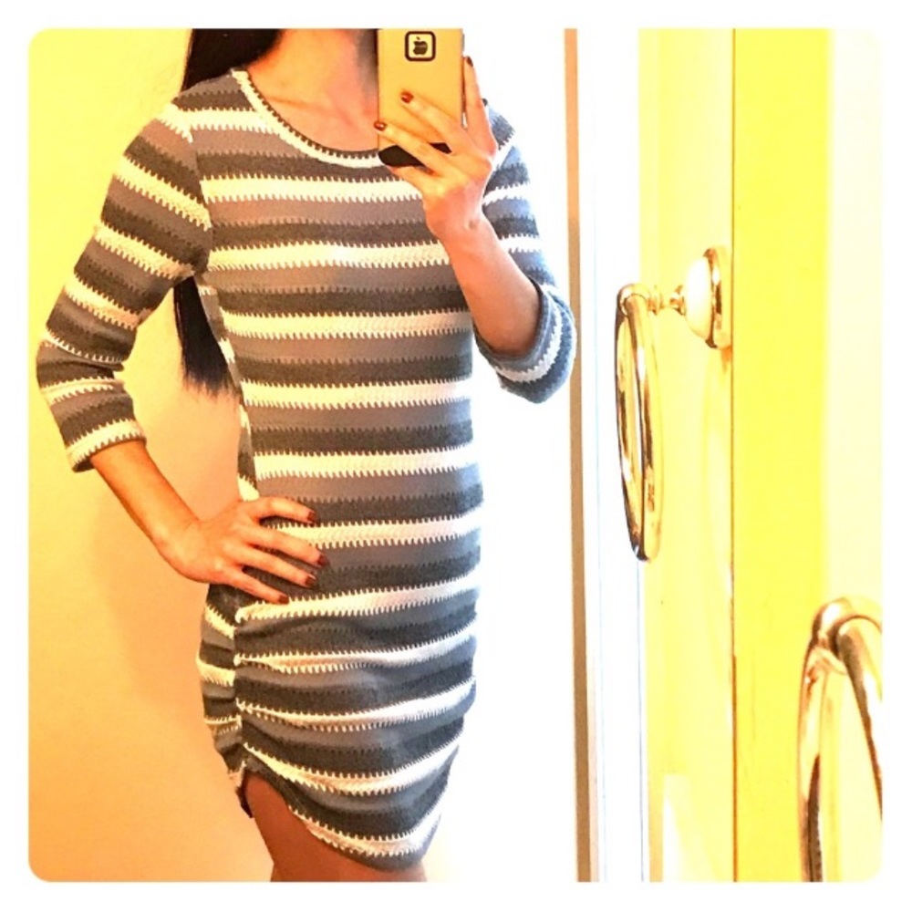 Blossom Apparel Striped Knit Dress - Picture 8 of 8