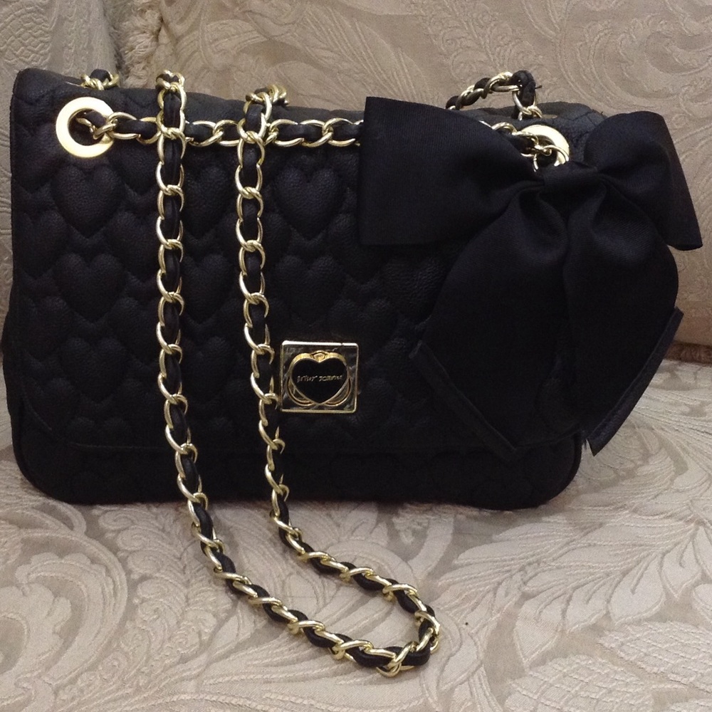 Betsey Johnson shoulder bag.