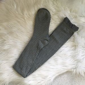 Gray Knee High Socks