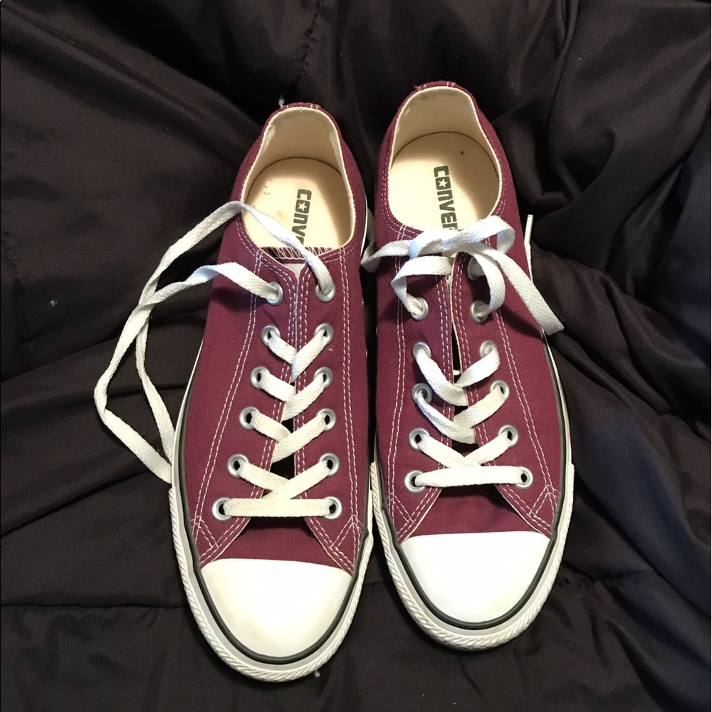 Maroon Converse