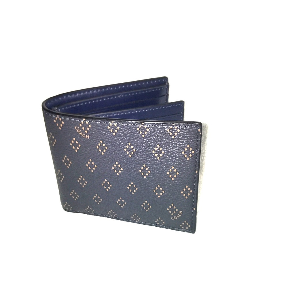 Diamond foulard wallet with separate card holder