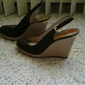 Michael Kors Signature Keegan Sling Wedges