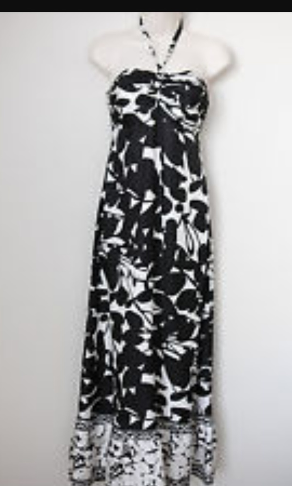 WHBM Beautiful silky maxi dress! Like new!