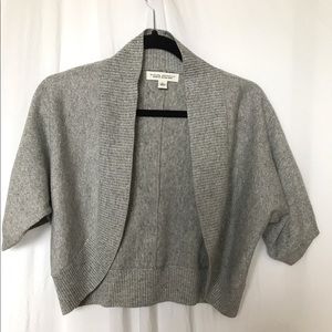 Banana republic silver sweater shrug