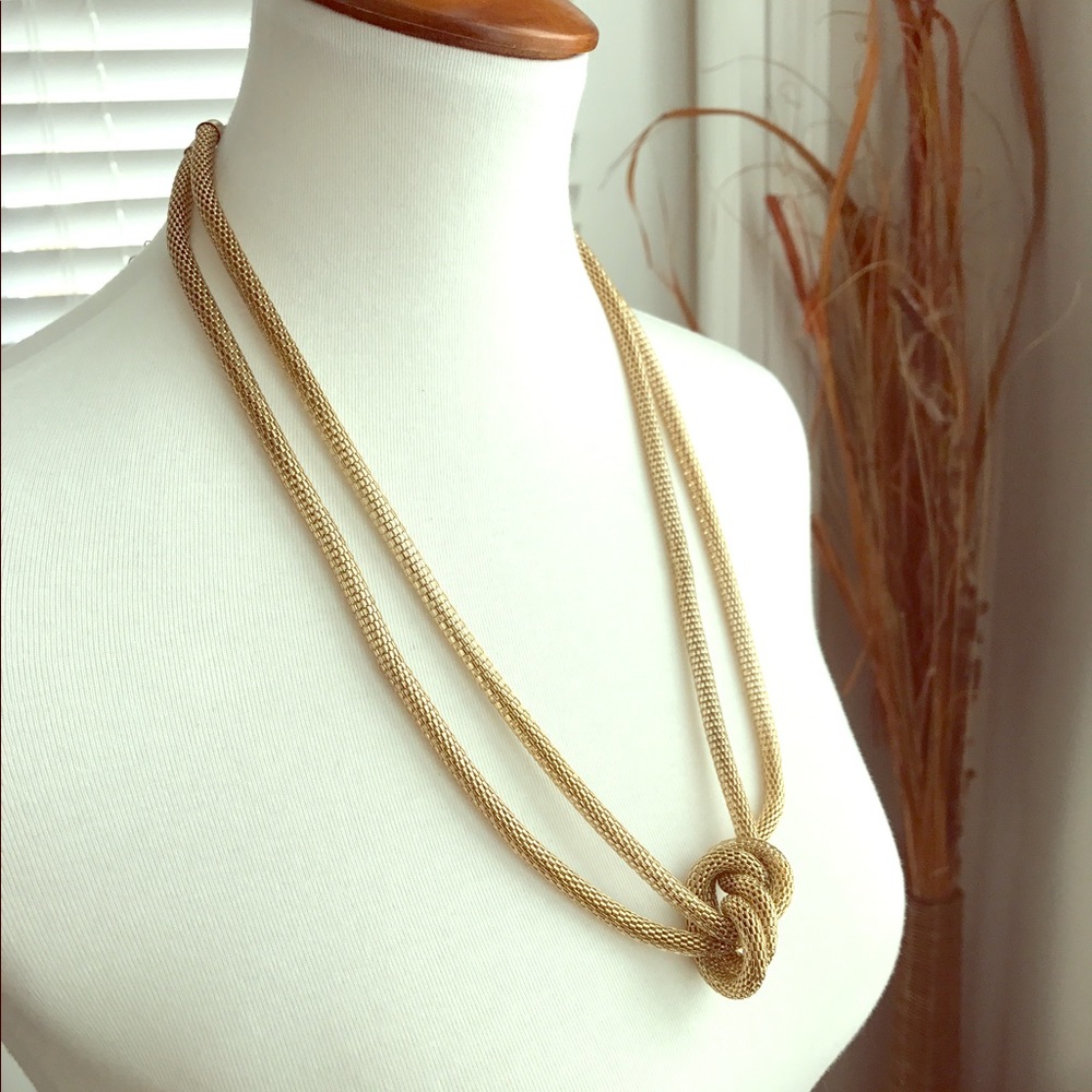 Long Gold Rope Necklace ✨ - Picture 2 of 3