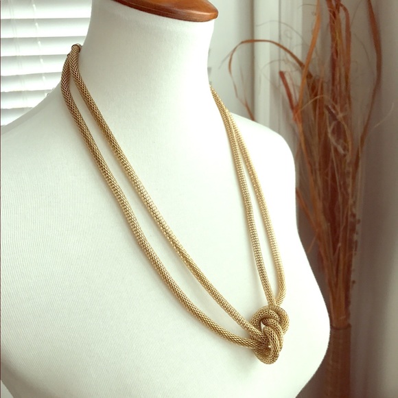 Long Gold Rope Necklace ✨ - Picture 2 of 3