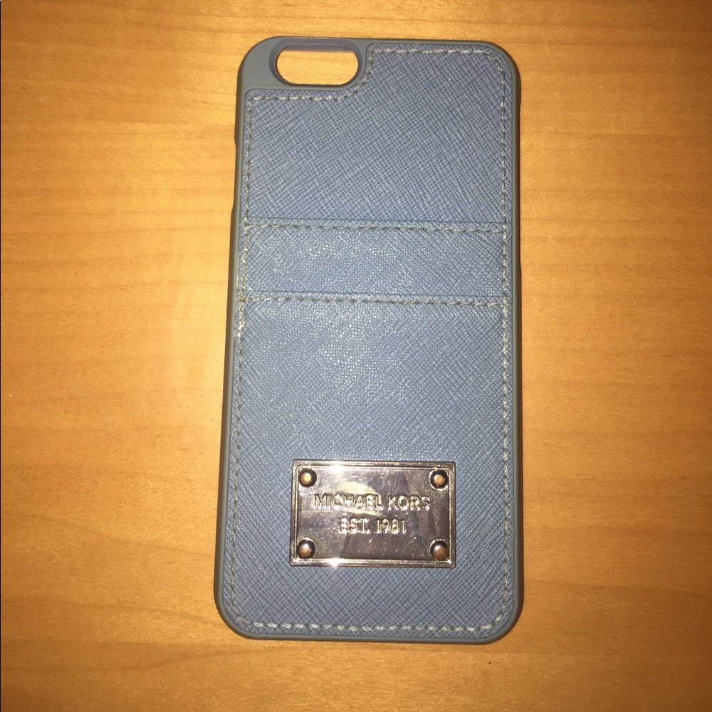 blue micheal kors iphone 6 case