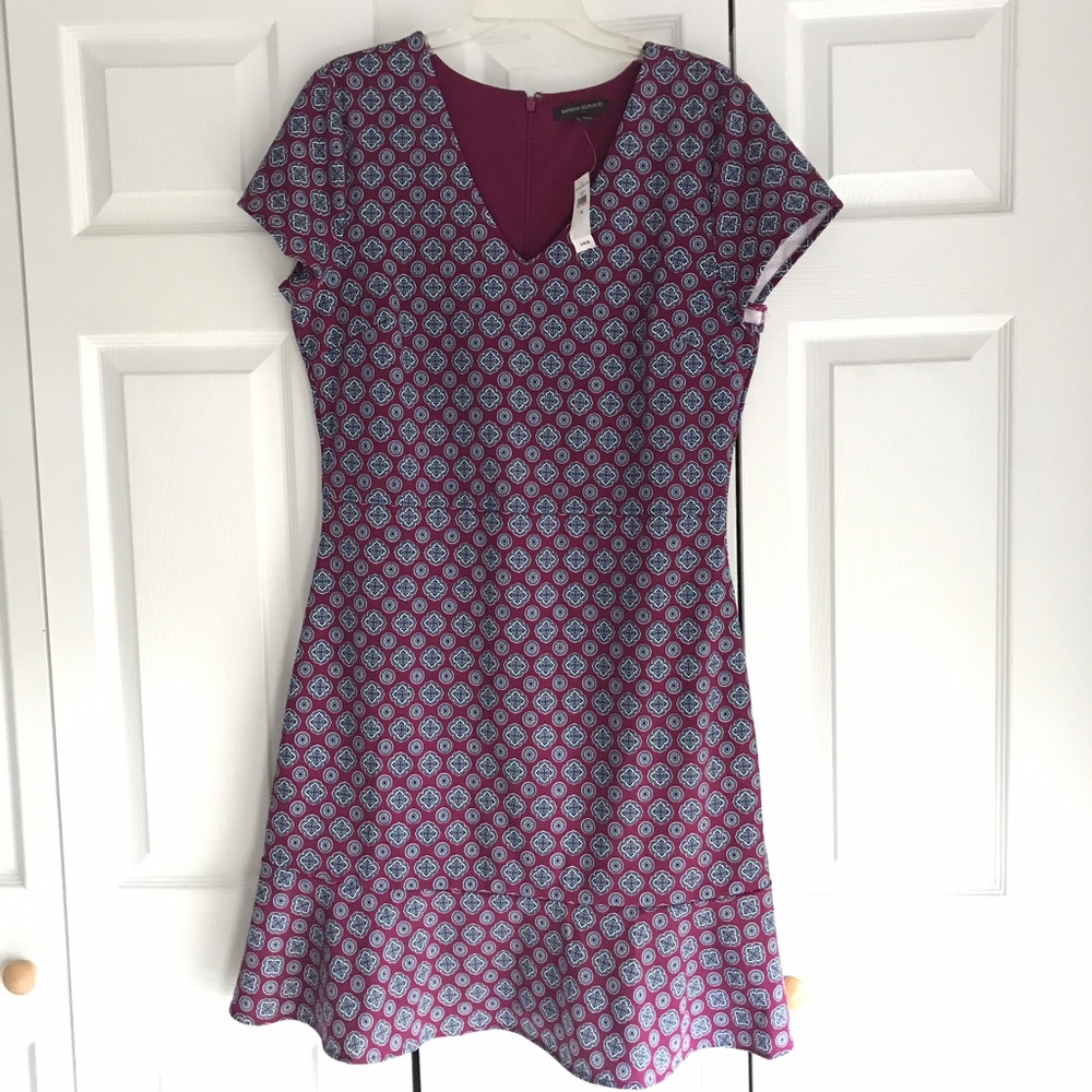 NWT Banana Republic dress! Bold and girly.