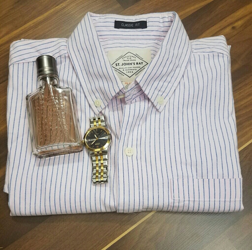 St. Johns Bay Classic Fit Legacy Oxford Button Up