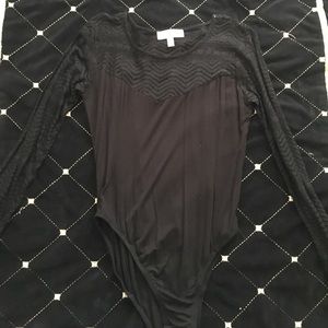 🎉SALE🎉 Long Sleeve Mesh Bodysuit