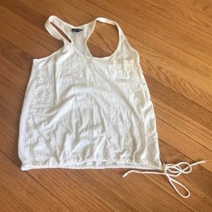 White racerback tank top from American Eagle