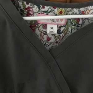 Koi scrub top