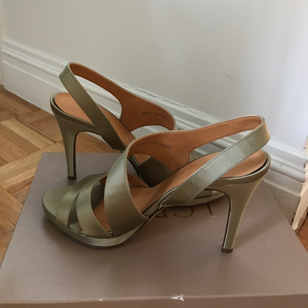 J.Crew Taupe Georgine Platform Heels
